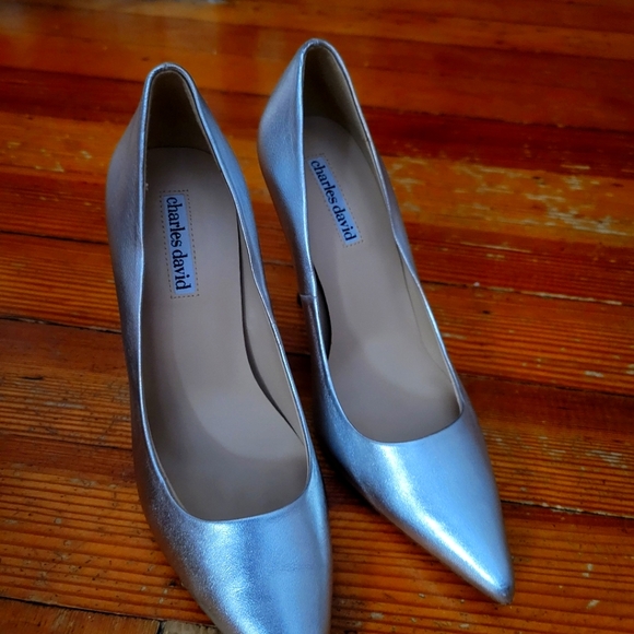 Charles David Silver heels - Picture 2 of 4